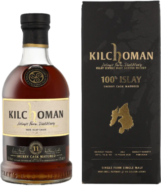 Kilchoman 100% Islay Sherry Cask 11 Years Old 0,70 ltr 50%