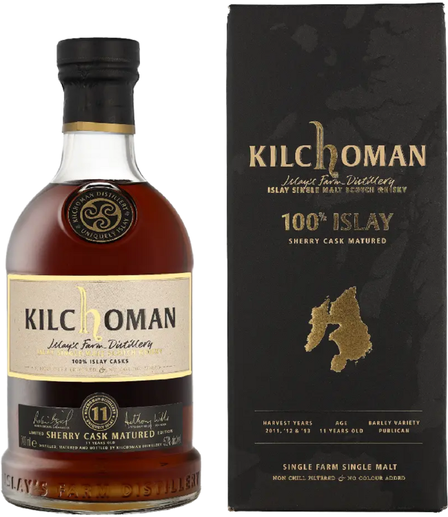 Kilchoman 100% Islay Sherry Cask 11 Years Old 0,70 ltr 50%