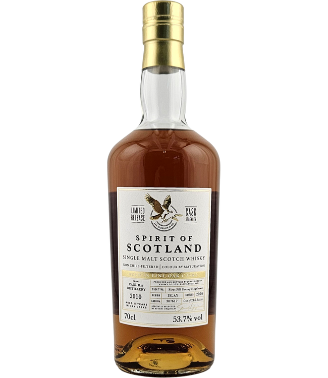 Caol Ila 15 Years Old 2010 Spirit Of Scotland 0,70 ltr 53,7%