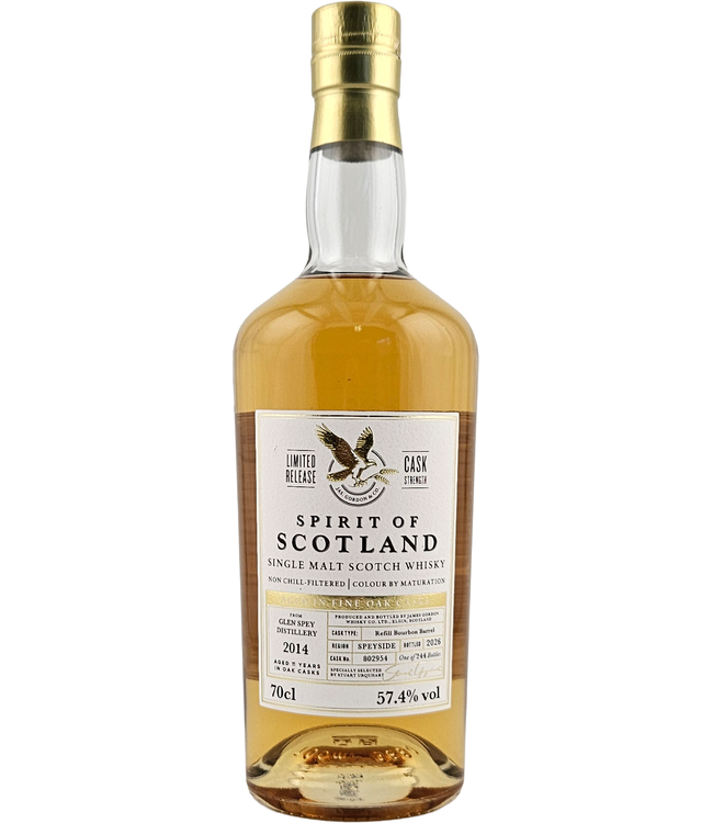 Glen Spey 11 Years Old 2014 Spirit Of Scotland 0,70 ltr 57,4%