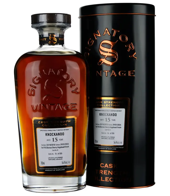 Knockando 2010 Signatory Cask Strength Cask 4 0,70 ltr 54,4%
