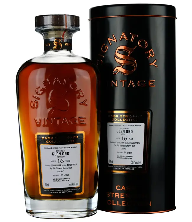 Glen Ord 2009 Signatory Cask Strength Cask 1 0,70 ltr 56,4%