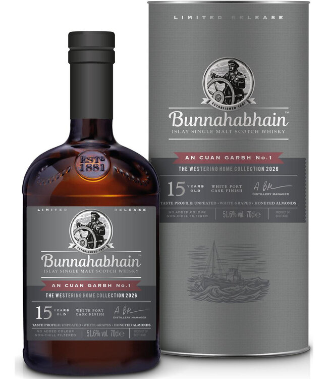 Bunnahabhain 15 Years Old An Cuan Garbh 0,70 ltr 51,6%