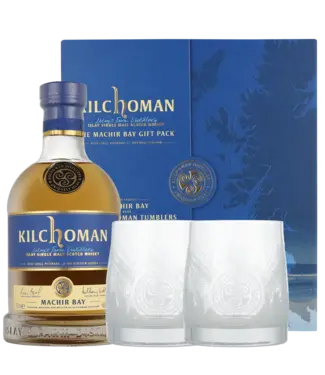 Kilchoman Machir Bay Cadeauverpakking met 2 Glazen 0,70 ltr 46%