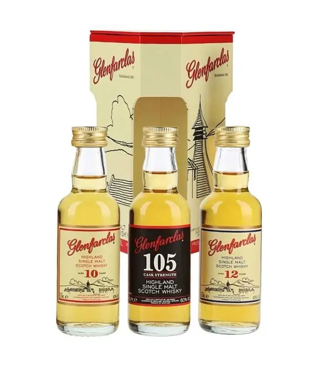 Glenfarclas Miniset 105 - 10 Years - 12 Years 0,15 ltr 47,7%