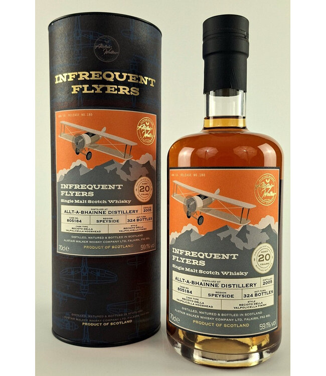 Allt A Bhainne 20 Years Old 2005 Infrequent Flyers 0,70 ltr 59,1%