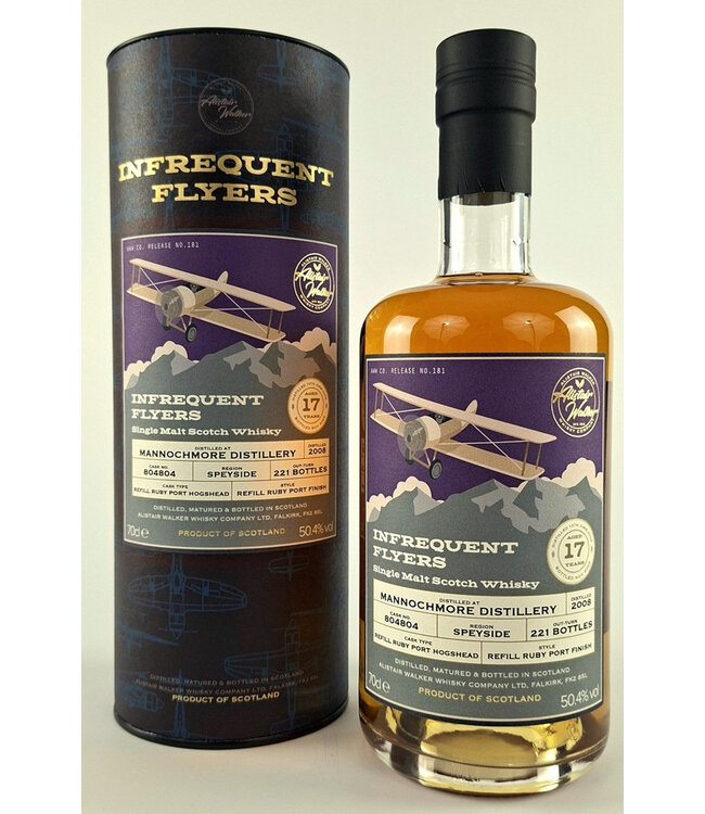 Mannochmore 17 Years Old 2008 Infrequent Flyers 0,70 ltr 50,4%