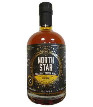 Glasgow Distillery Glasgow Distillery 10 Years Old 2015 North Star Spirits 0,70 ltr 62,9%