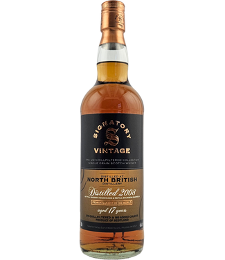 North British North British 17 Years Old 2008 Signatory 0,70 ltr 46%