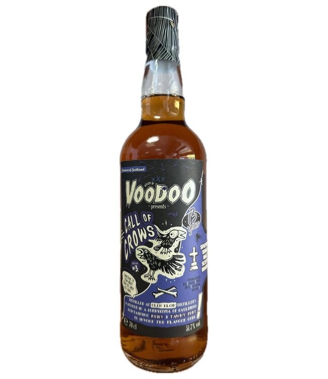Whisky of VooDoo Call Of Crows Glen Elgin 13 Years Old 0,70 ltr 51,7%