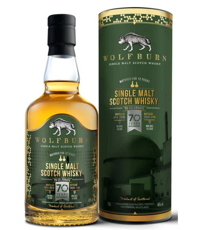 Wolfburn Dounreay 12 Years Old 0.70 ltr 46%