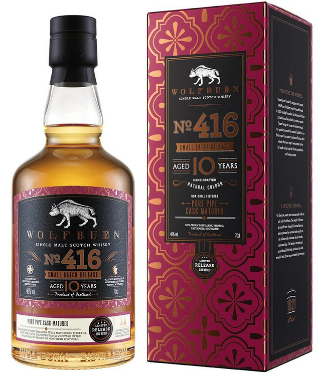 Wolfburn 10 Years Old Small Batch Release No. 416 0.70 ltr 46%