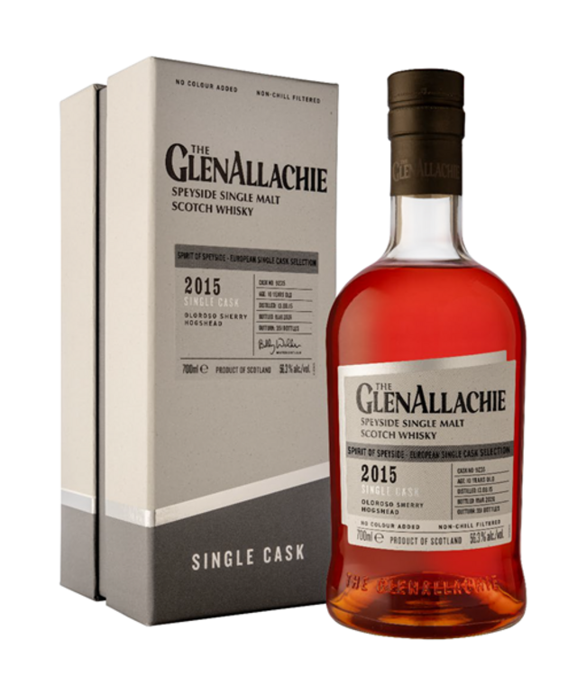 Glenallachie 10 Years Old 2015 Single Cask 9235 0.70 ltr 56.3%