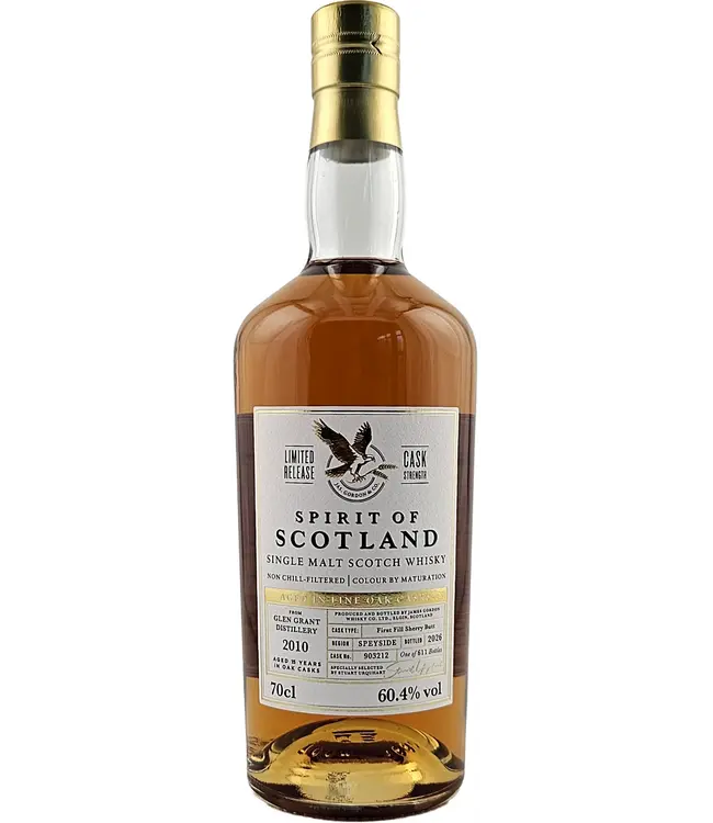 Glen Grant 15 Years Old 2010 Spirit Of Scotland 0,70 ltr 60,4%
