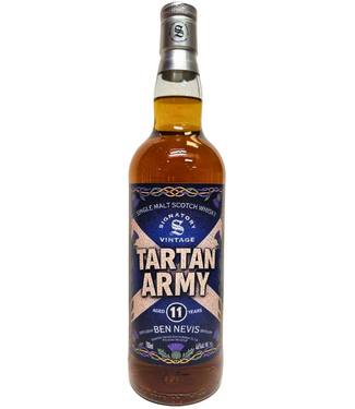Ben Nevis Ben Nevis 11 Years Old Tartan Army Signatory Vintage 0,70 ltr 46%