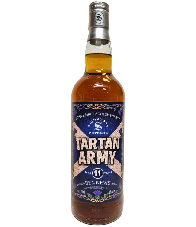 Ben Nevis 11 Years Old Tartan Army Signatory Vintage 0,70 ltr 46%