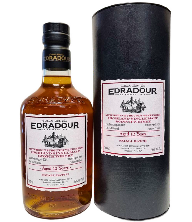 Edradour 12 Years Old 2013 Burgundy Cask 0,70 ltr 46%