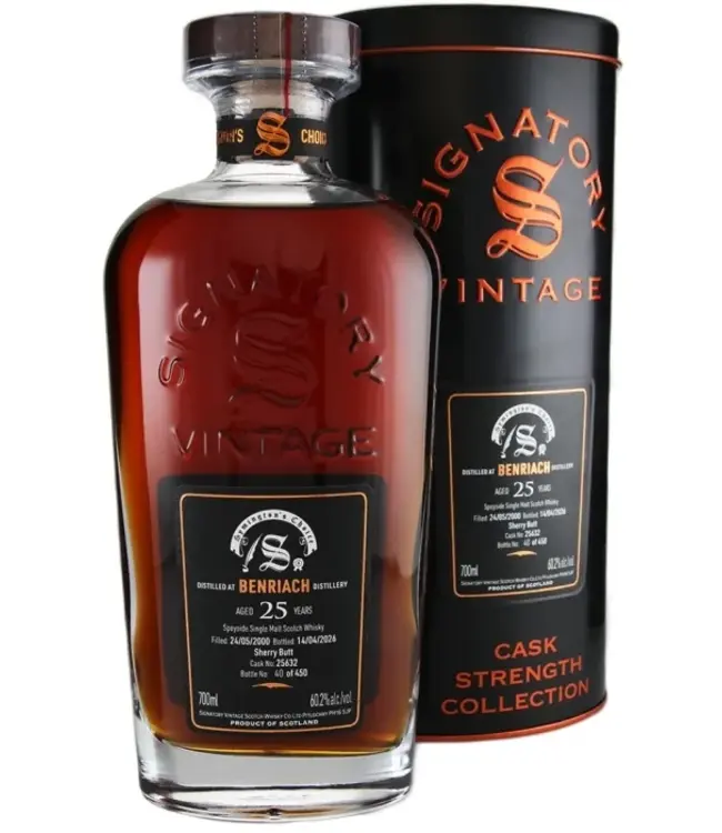 Benriach 25 Years Old 2000 Symington's Choice Cask 25632 0,70 ltr 60,2%