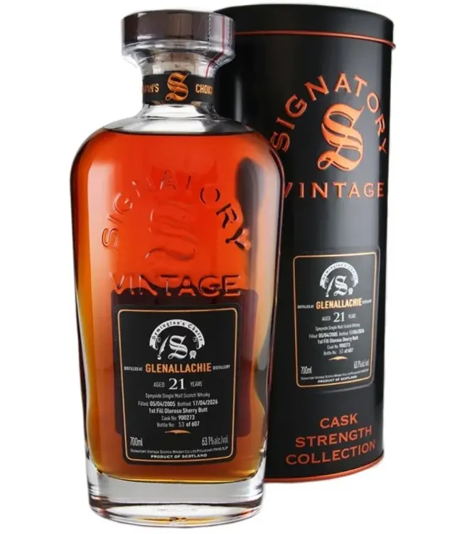 Glenallachie 21 Years Old 2005 Symington's Choice Cask 900273 0,70 ltr 63,1%