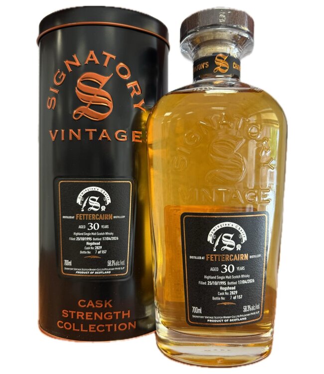 Fettercairn 30 Years Old 1995 Signatory Symington's Choice Cask 2829 0,70 ltr 58,3%
