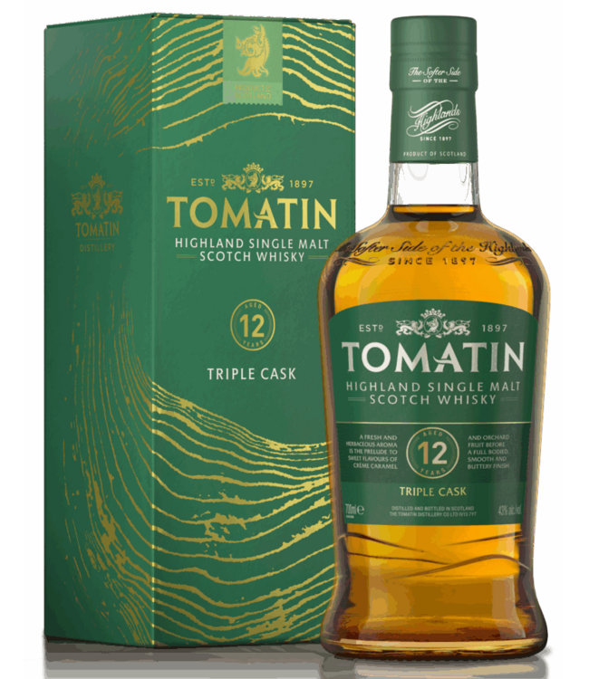 Tomatin 12 Years Old Triple Cask 0,70 ltr 43%
