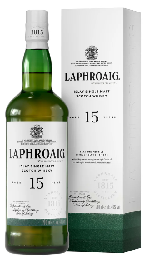 ウイスキー  15 Years Old Whisky 750ml Laphroaig 15 Years Old 0,70 ltr 46% - Whiskysite.nl World of Fine