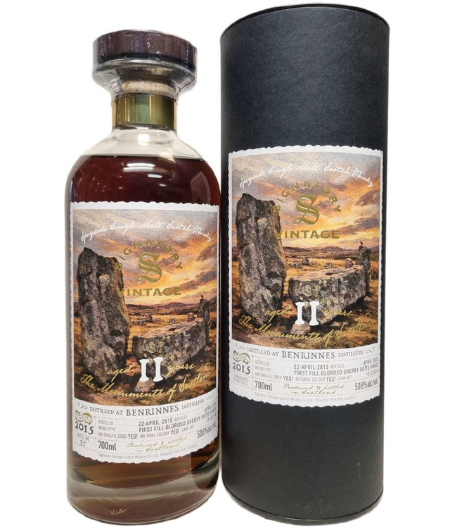 Benrinnes 11 Years Old Signatory The Monuments Of Scotland 0,70 ltr 50,8%