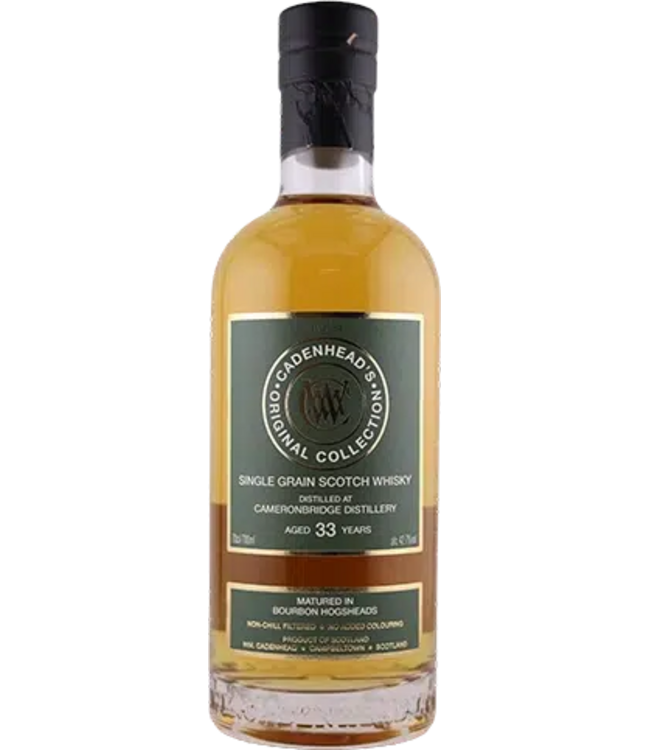Cameronbridge 33 Years Old 1992 Cadenhead Original Collection 0.70 ltr 42.7%