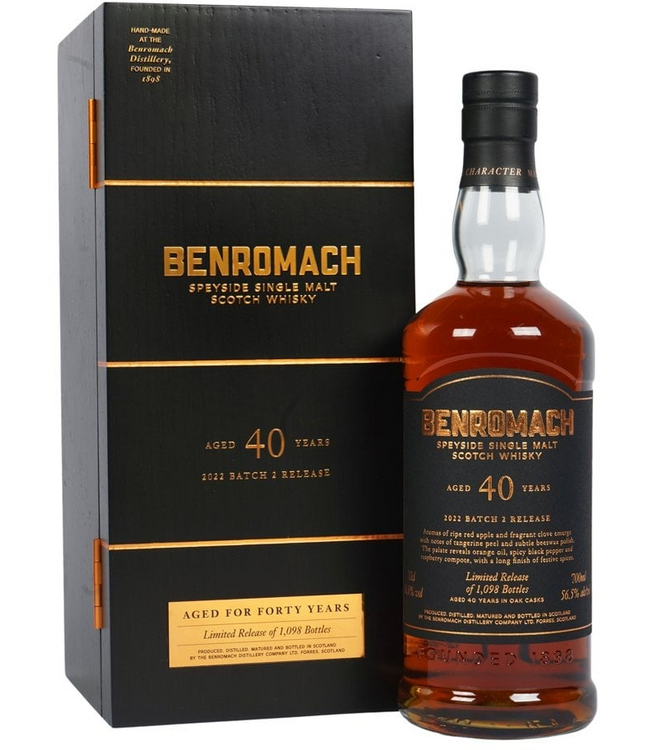 Benromach 40 Years Old 0,70 ltr 56,5%
