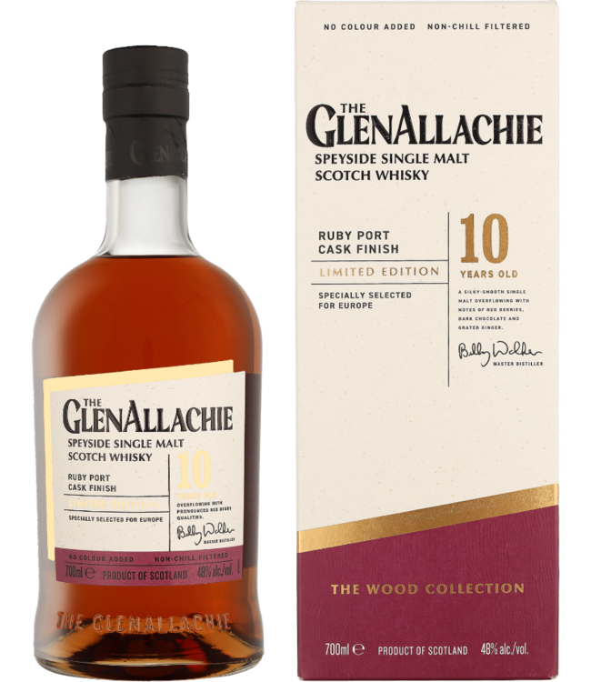Glenallachie 10 Years Old Ruby Cask Finish 0,70 ltr 48%