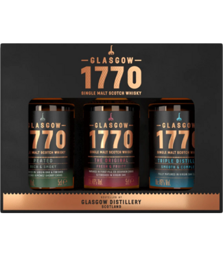 Glasgow Distillery 1770 Glasgow Distillery 3 Pack Miniature Set 0,15 ltr 46%