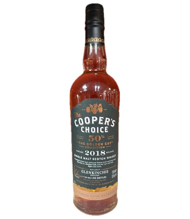 Glenkinchie 8 Years Old 2018 Cooper's Choice Golden Cut 0,70 ltr 50%