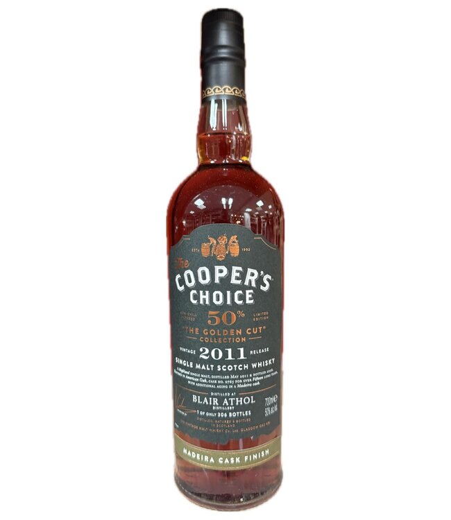 Blair Athol 15 Years Old 2011 Cooper's Choice Golden Cut 0,70 ltr 50%