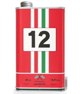 Jerrycan Blikje Retro Rood Groen Nr. 12 Amaretto 0,45 ltr 14,9%
