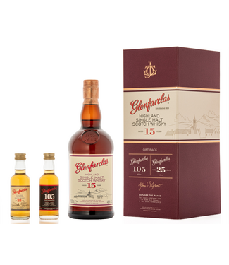 Glenfarclas 15 Years Old With 2 Minis 0.80 ltr 46%