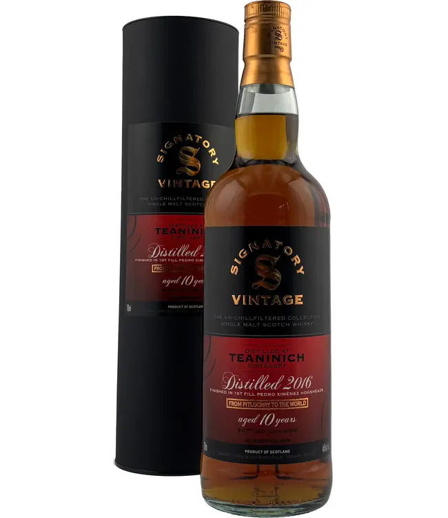 Teaninich 10 Years Old 2016 Signatory Unchill Filtered Collection 0,70 ltr 46%