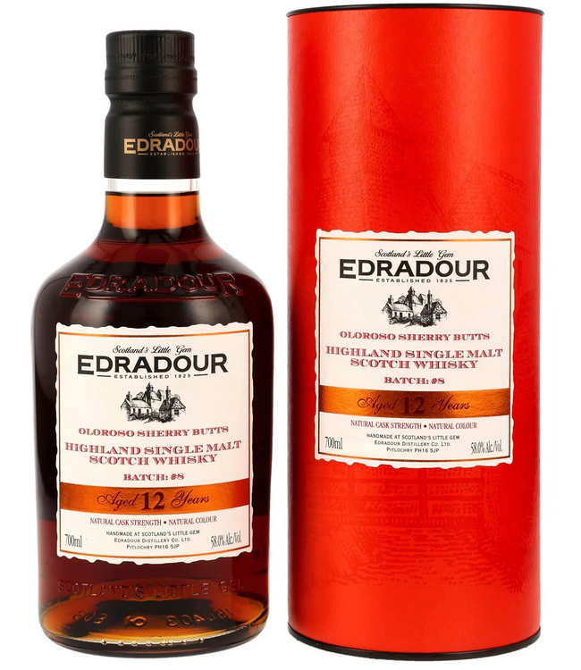 Edradour 12 Years Old Cask Strength Bath 8 0.70 ltr 58%