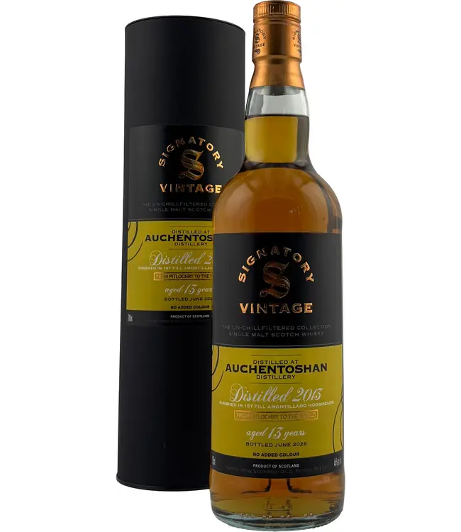 Auchentoshan 13 Years Old 2013 Signatory Unchill Filtered Collection 0,70 ltr 46%