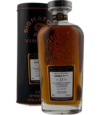 Orkney Orkney 21 Years Old 2005 Signatory Cask Strength Cask DRU17 A63 #30 0,70 ltr 54,6%