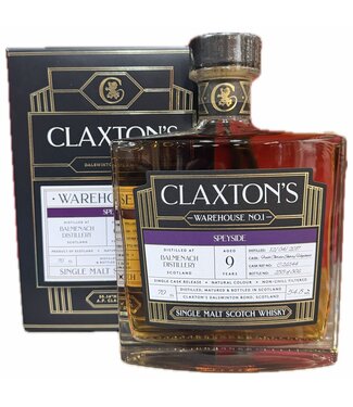 Balmenach Balmenach 9 Years Old 2017 Claxton's Warehouse 1 0,70 ltr 54,8%