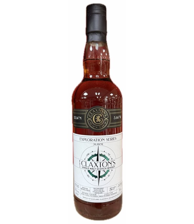Inchmurrin 8 Years Old 2017 Claxton's Exploration Series 0,70 ltr 50%