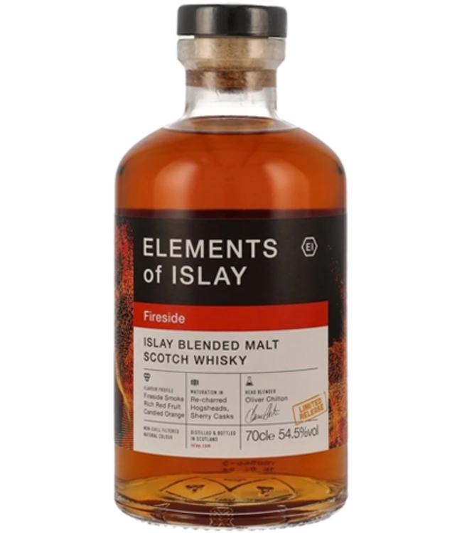 Elements Of Islay Fireside 0.70 ltr 54.5%