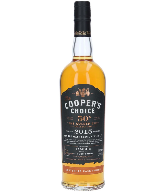 Tamdhu 10 Years Old 2015 Cooper's Choice Golden Cut 0,70 ltr 50%