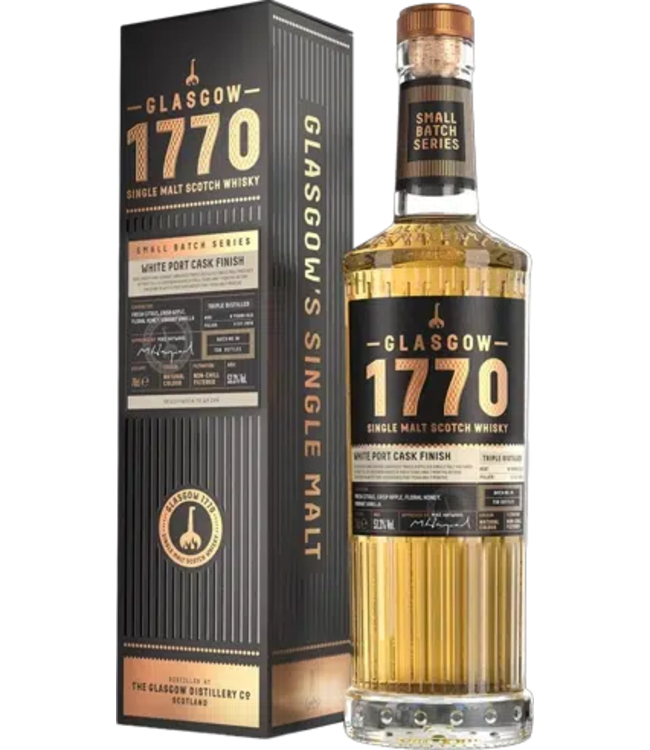 1770 Glasgow Distillery White Port Cask Finish 0.70 ltr 53.3%