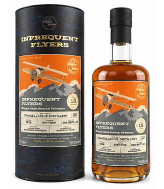 Craigellachie Craigellachie 18 Years Old 2007 Infrequent Flyers 0,70 ltr 58,6%