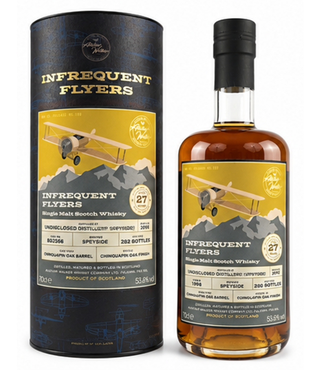 Undisclosed Speyside Distillery 27 Years Old 1998 Infrequent Flyers 0,70 ltr 53,6%