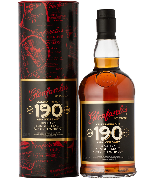 Glenfarclas 190th Anniversay 0,70 ltr 51,4%