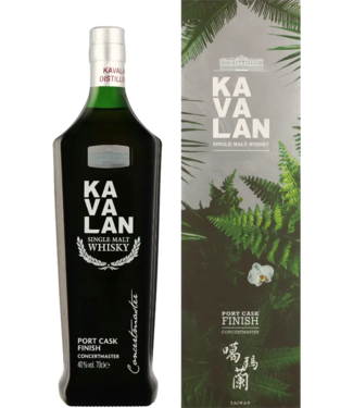 Kavalan Kavalan Port Cask Finish Concertmaster 0,70 ltr 40%