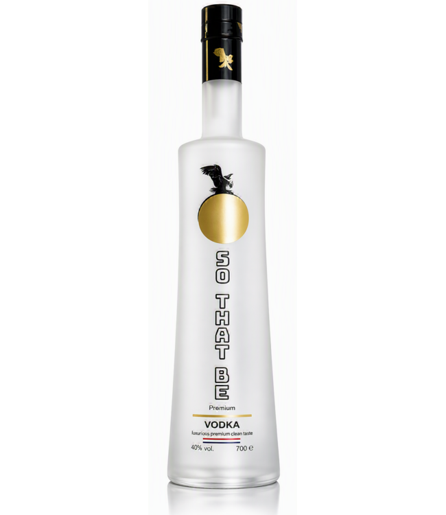 So That Be Premium Vodka 0,70 ltr 40%