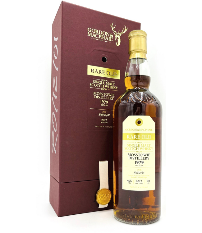 Mosstowie 1979 Gordon & MacPhail Rare Old 0,70 ltr 46%